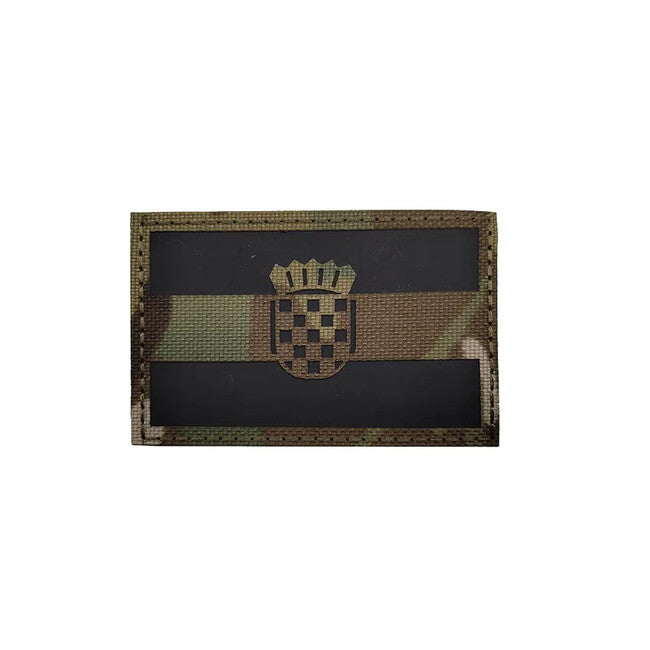 WARAGOD CP Camo našivak s zastavom zemlje, Hrvatska