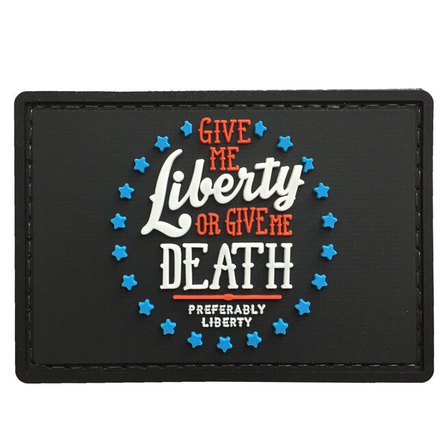 WARAGOD Give me Liberty PVC našivak