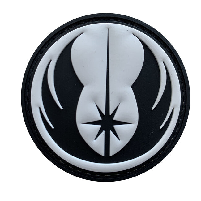 WARAGOD Jedi Order PVC našivak, bijeli
