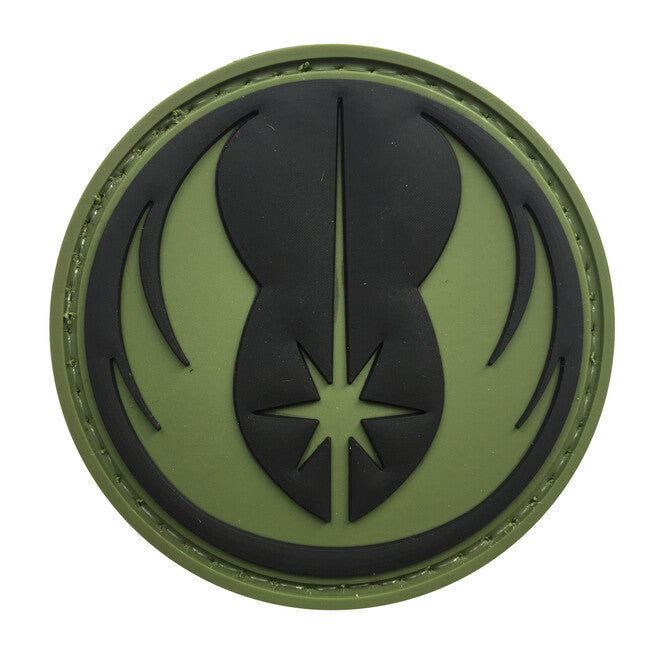 WARAGOD Jedi Order PVC našivak, zeleni