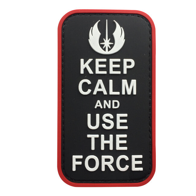WARAGOD Keep Calm and Use the Force PVC našivak