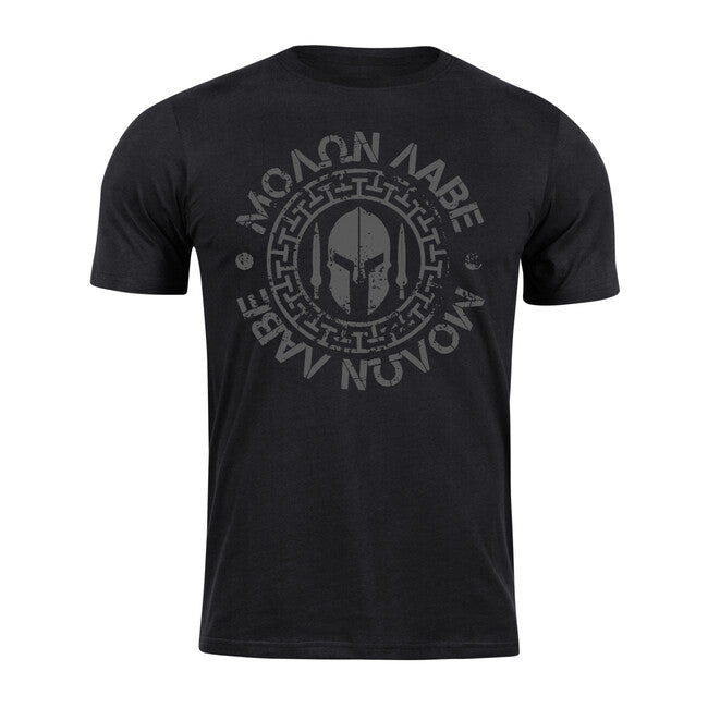DRAGOWA Molon Labe kratka majica, crna