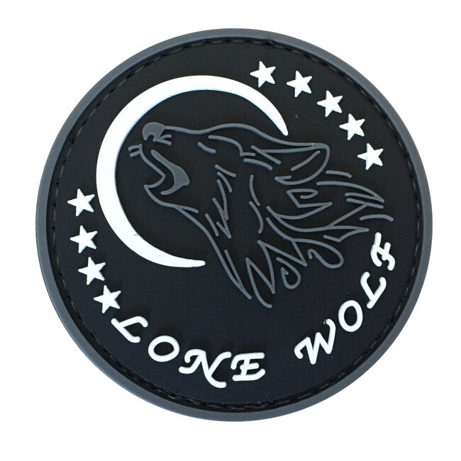 WARAGOD Lone wolf PVC našivak
