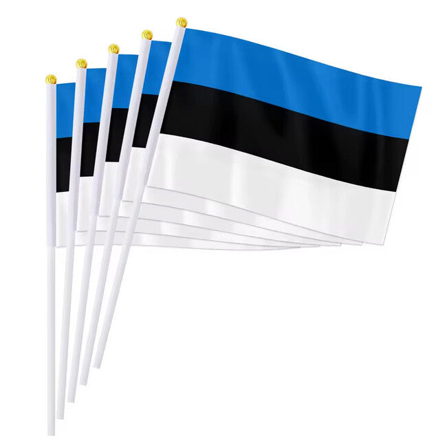 WARAGOD zastava za mahanje Estonija, 30 x 40 cm