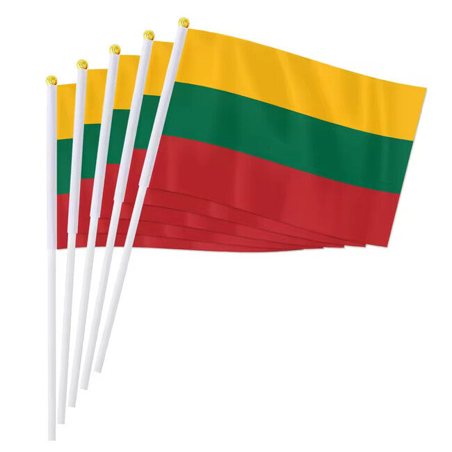 WARAGOD Litva zastava za mahanje 30 x 40 cm