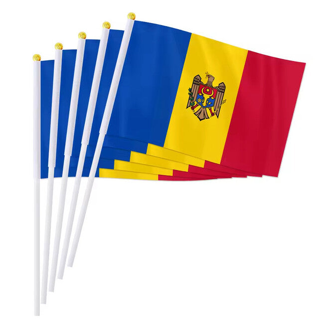 WARAGOD Zastava za mahanje Moldavija, 30 x 40 cm