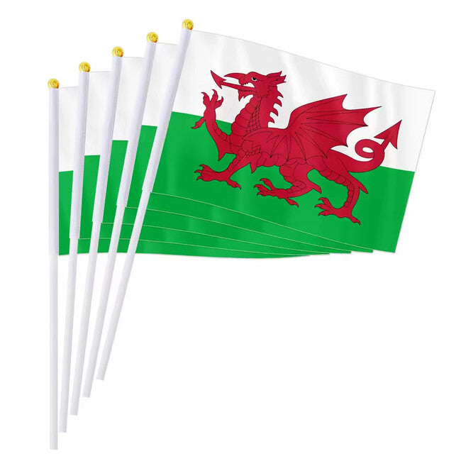 WARAGOD zastava za mahanje Wales, 30 x 40 cm