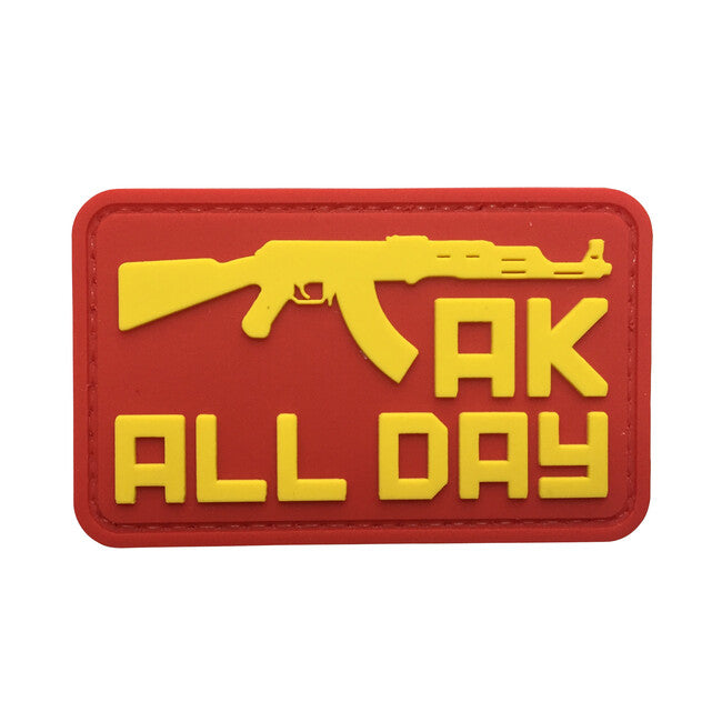 WARAGOD 3D AK našivak All Day, 7.5x4.5cm