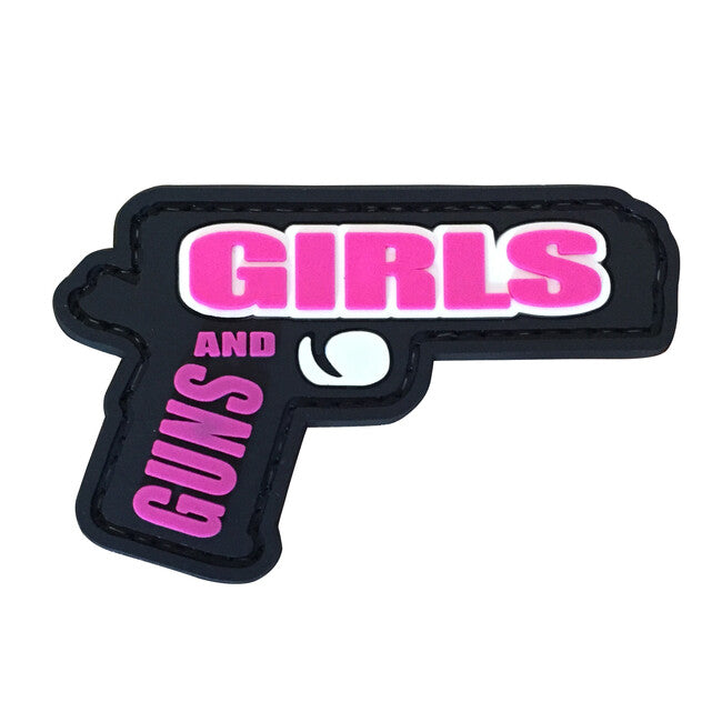 WARAGOD 3D Guns and Girls našivak 7x5cm