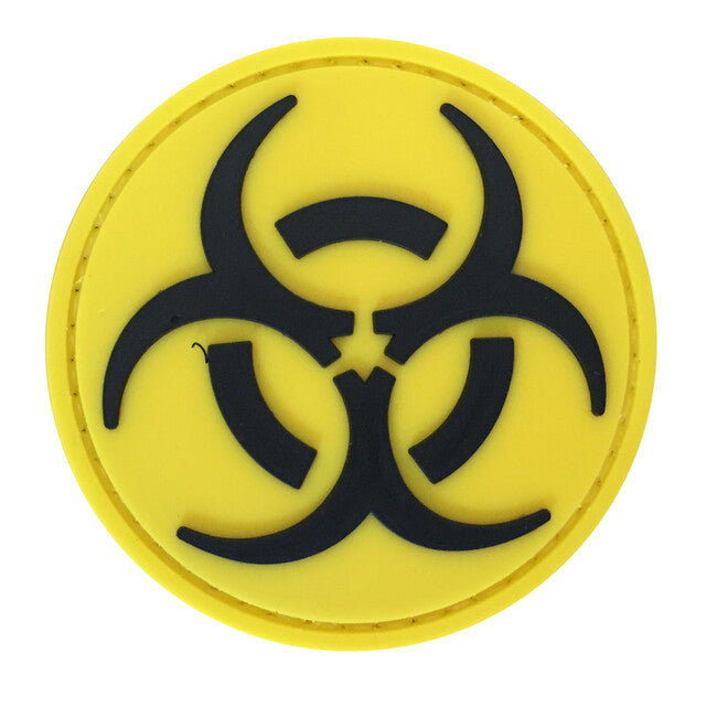 WARAGOD 3D Round Biohazard našivak 6cm