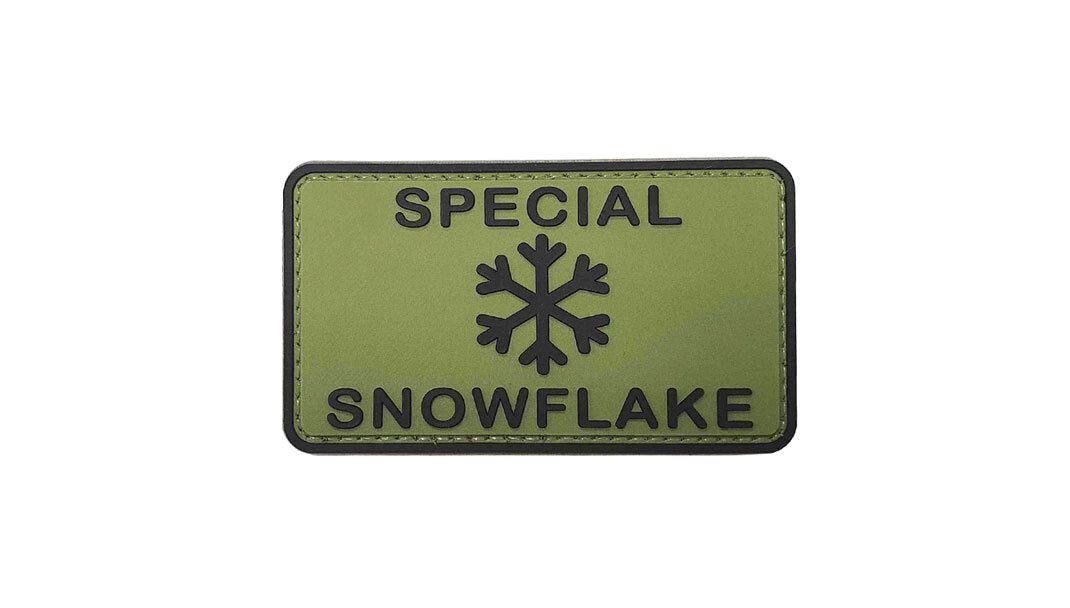WARAGOD 3D SNOW Flake našivak 8.5x5cm