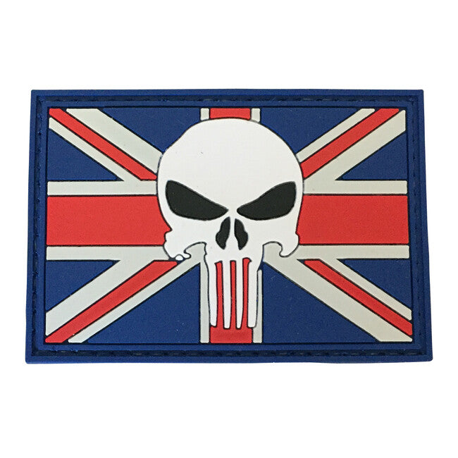 WARAGOD 3D UK Punisher našivak 7.5x5cm