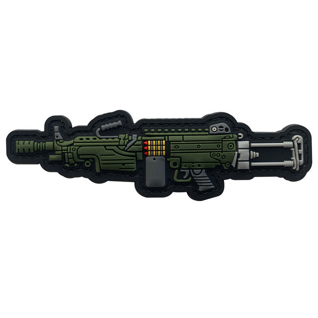 WARAGOD Našivak M249 3D GUN 11x3.2cm