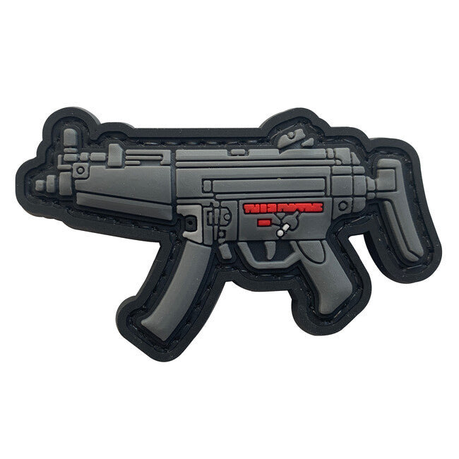 WARAGOD našivak 3D MP5 GUN, 7.3x4.3cm