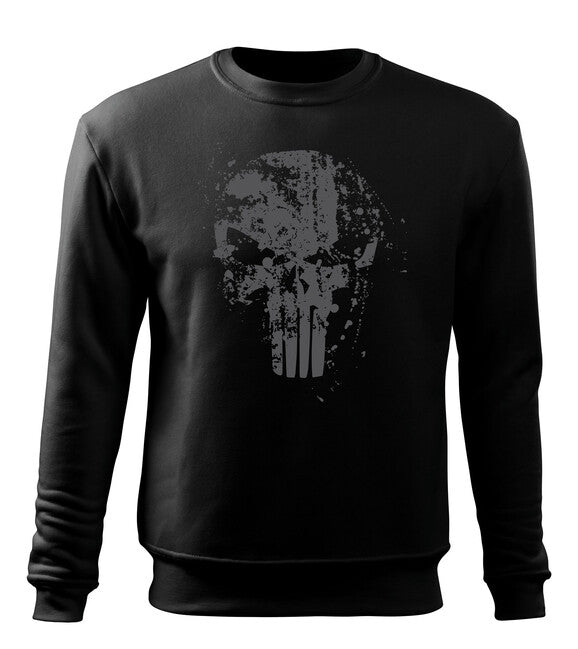 DRAGOWA Frank The Punisher muški pulover 300 g/m², crni