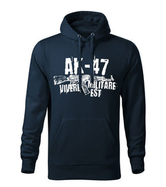 DRAGOWA Seneca muški pulover s kapuljačom AK-47 320 g/m², tamnoplavi