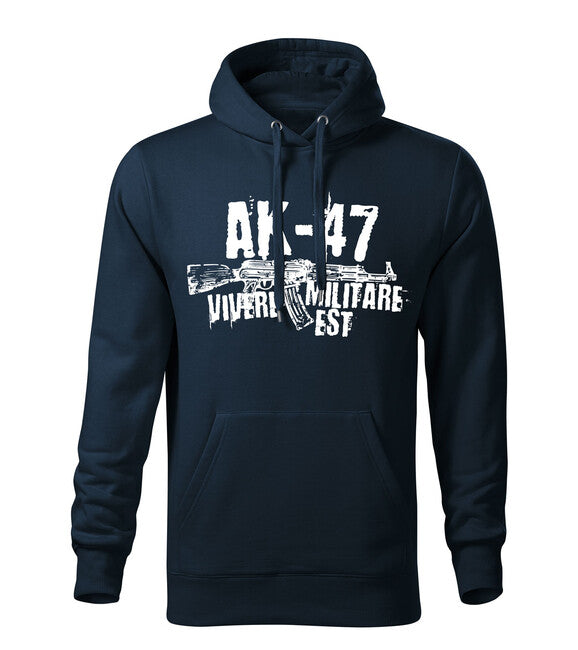 DRAGOWA Seneca muški pulover s kapuljačom AK-47 320 g/m², tamnoplavi