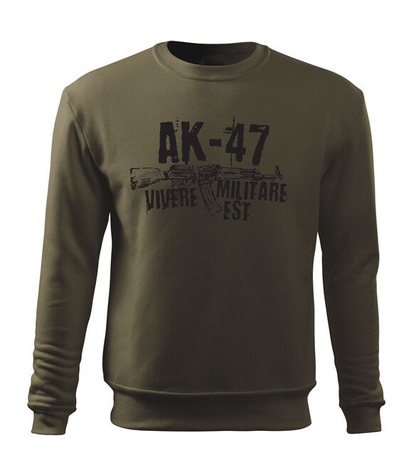 DRAGOWA Seneca muški pulover AK-47 300 g/m², maslinasto zeleni