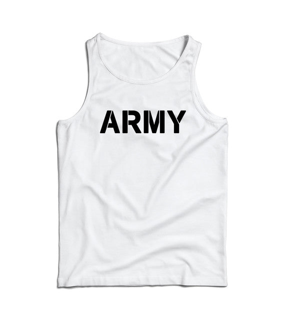 DRAGOWA ARMY muška majica bez rukava 160 g/m², bijela