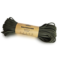 WARAGOD Paracord 550 uže 31 m promjera 4 mm, zeleno