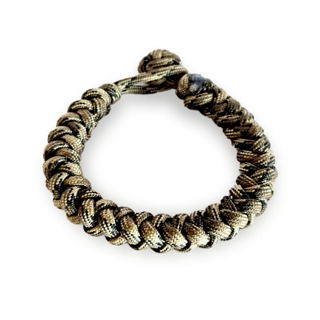 WARAGOD Ectar paracord narukvica s podesivim zatvaračem, camo coyote