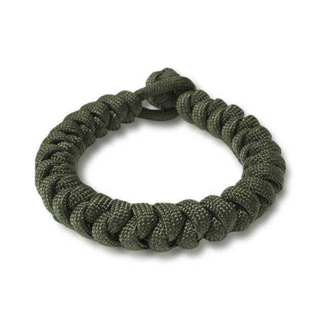 WARAGOD Ectar paracord narukvica s podesivim zatvaračem, zelena