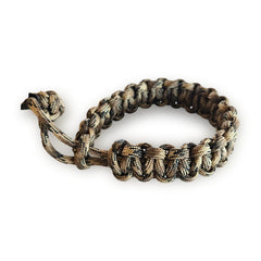 WARAGOD Ilmë paracord narukvica s podesivim zatvaračem, camo coyote