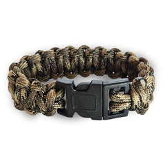 WARAGOD Corna paracord narukvica s plastičnim klipom, camo coyote