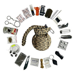 WARAGOD Menel paracord set za preživljavanje, camo coyote