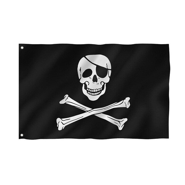 WARAGOD Jolly Roger piratska zastava 150x90 cm
