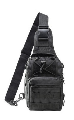 WARAGOD Soldat assault crossbody torba, crna