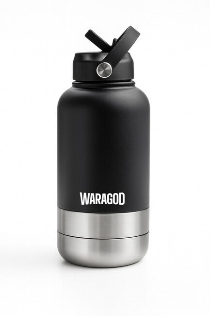 WARAGOD Aura 3u1 termosica 1000ml, crna