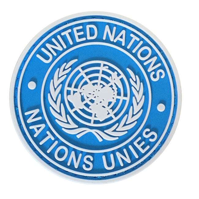 WARAGOD United Nation PVC našivak, plavi