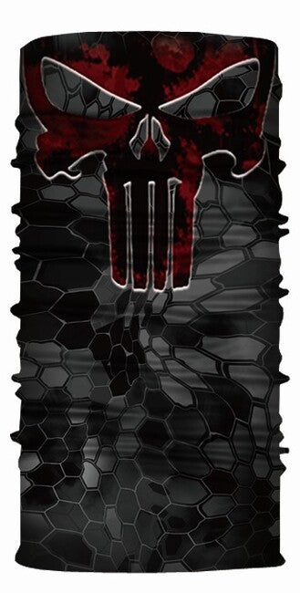 WARAGOD Bloody Punisher Skull multifunkcionalna bandana Värme