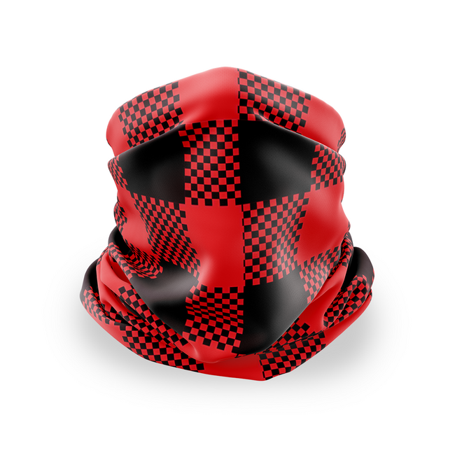 WARAGOD Redcheck multifunkcionalna bandana Värme