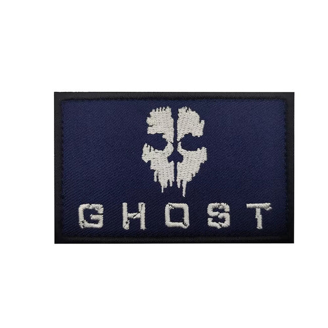 WARAGOD Call of Duty ghost mask vezeni našivak, crni