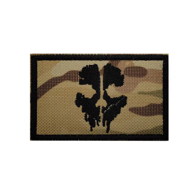 WARAGOD Call of Duty ghost mask vezeni našivak, MultiCam
