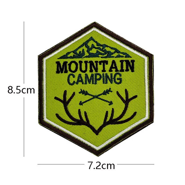 WARAGOD Mountain Camping vezeni našivak 04