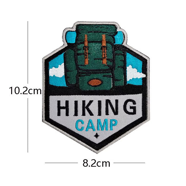 WARAGOD Mountain Camping vezeni našivak 10