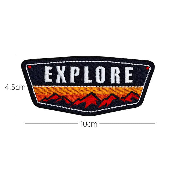 WARAGOD Mountain Camping vezeni našivak 13