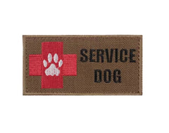 WARAGOD Service Dog Rescue Team vezeni našivak, Coyote
