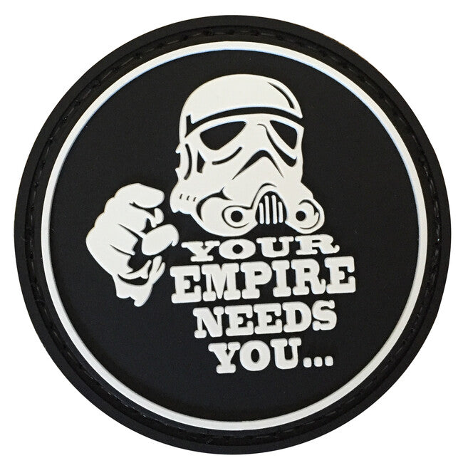 WARAGOD Your empire needs you PVC našivak, crni