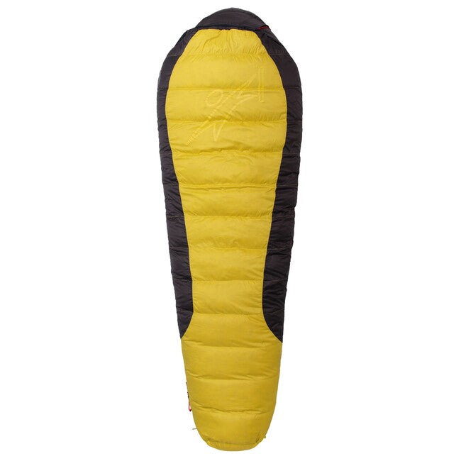 Warmpeace VIKING 1200 vreća za spavanje 195 cm R, yellow/grey/black