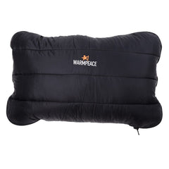 Warmpeace Zip jastuk s perjem, crni