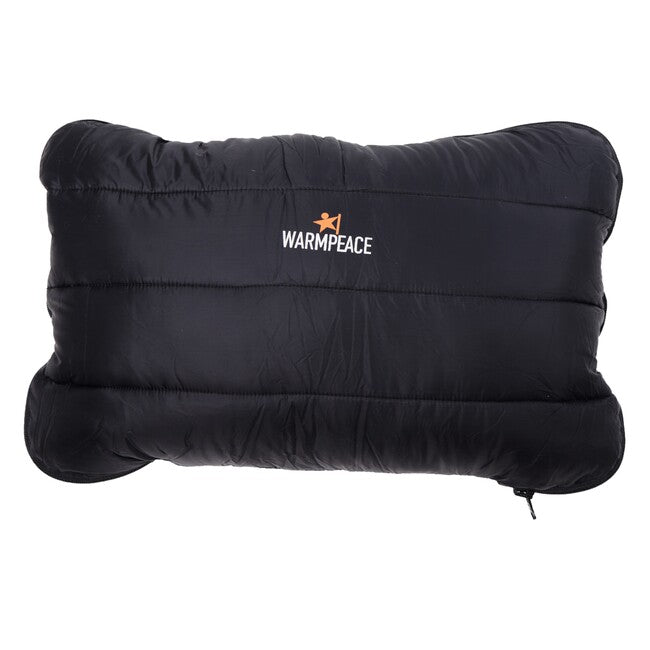 Warmpeace Zip jastuk s perjem, crni