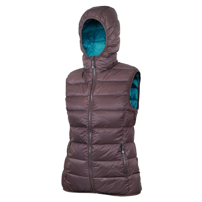 Warmpeace Yuba Lady prsluk, shale/harbor blue