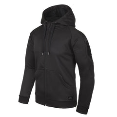 Helikon-Tex URBAN TACTICAL HOODIE pulover (FullZip), crni