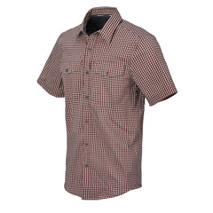 Helikon-Tex Covert Concealed Carry košulja taktička s kratkim rukavom, Dirt Red Checkered