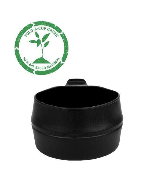 wildo FOLD-A-CUP® sklopiva čaša ECO, crna, 200 ml