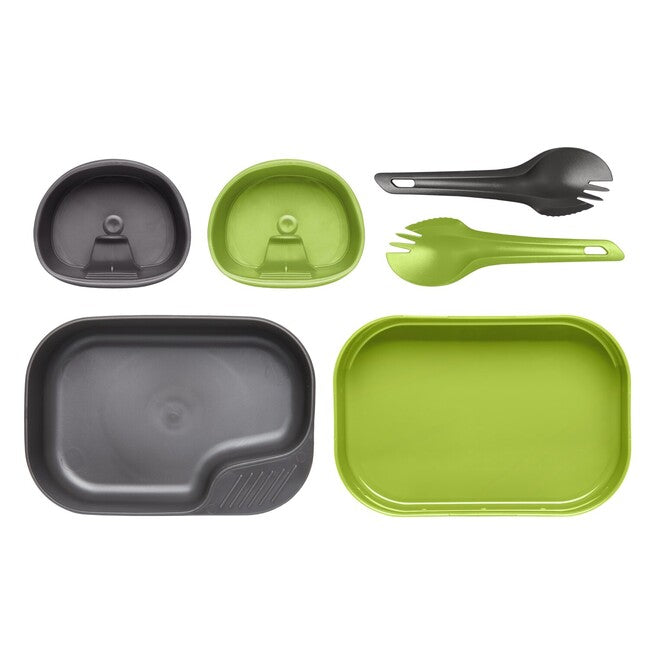 wildo DUO Light kamping set - Lime / Dark Grey (ID 6629)